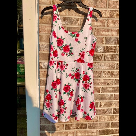 H&M Divided Rose Skater Dress - Picture 7 of 7